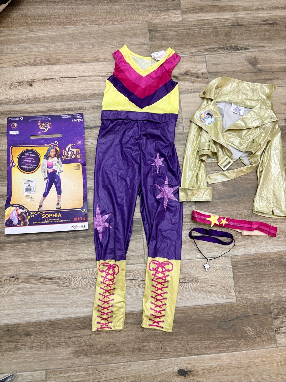 Kids Unicorn Academy Costume - Sophia - size small - 6